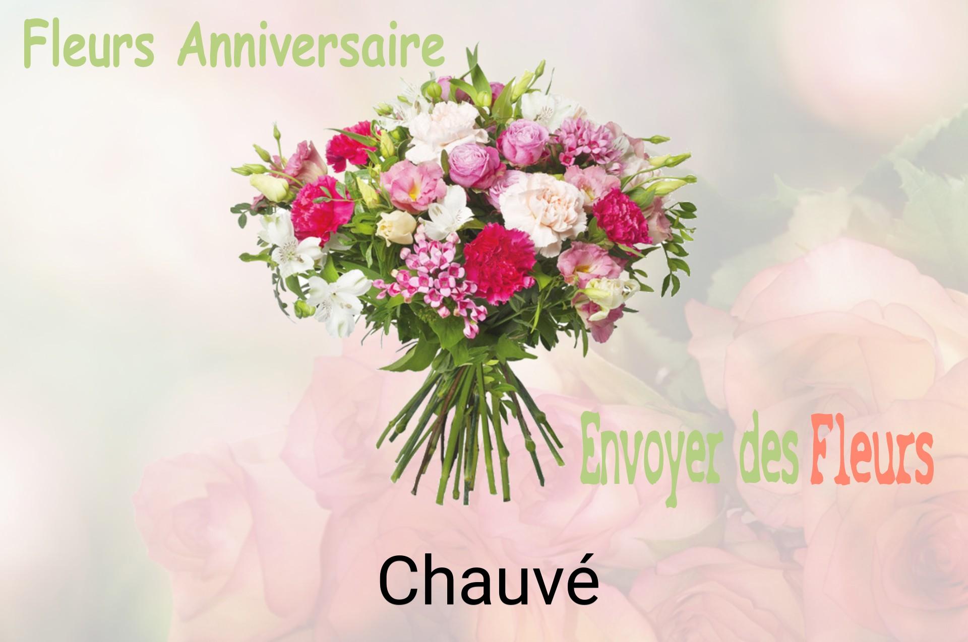 Bouquet de fleurs d’anniversaire livré à Chauvé