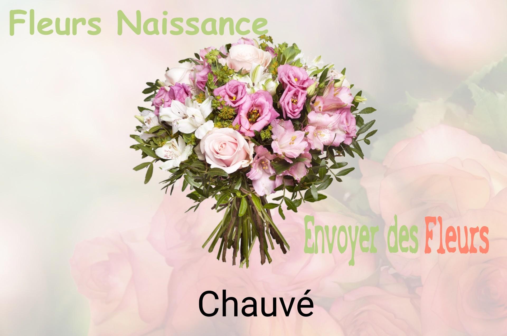 Bouquet de fleurs de naissance livré à Chauvé